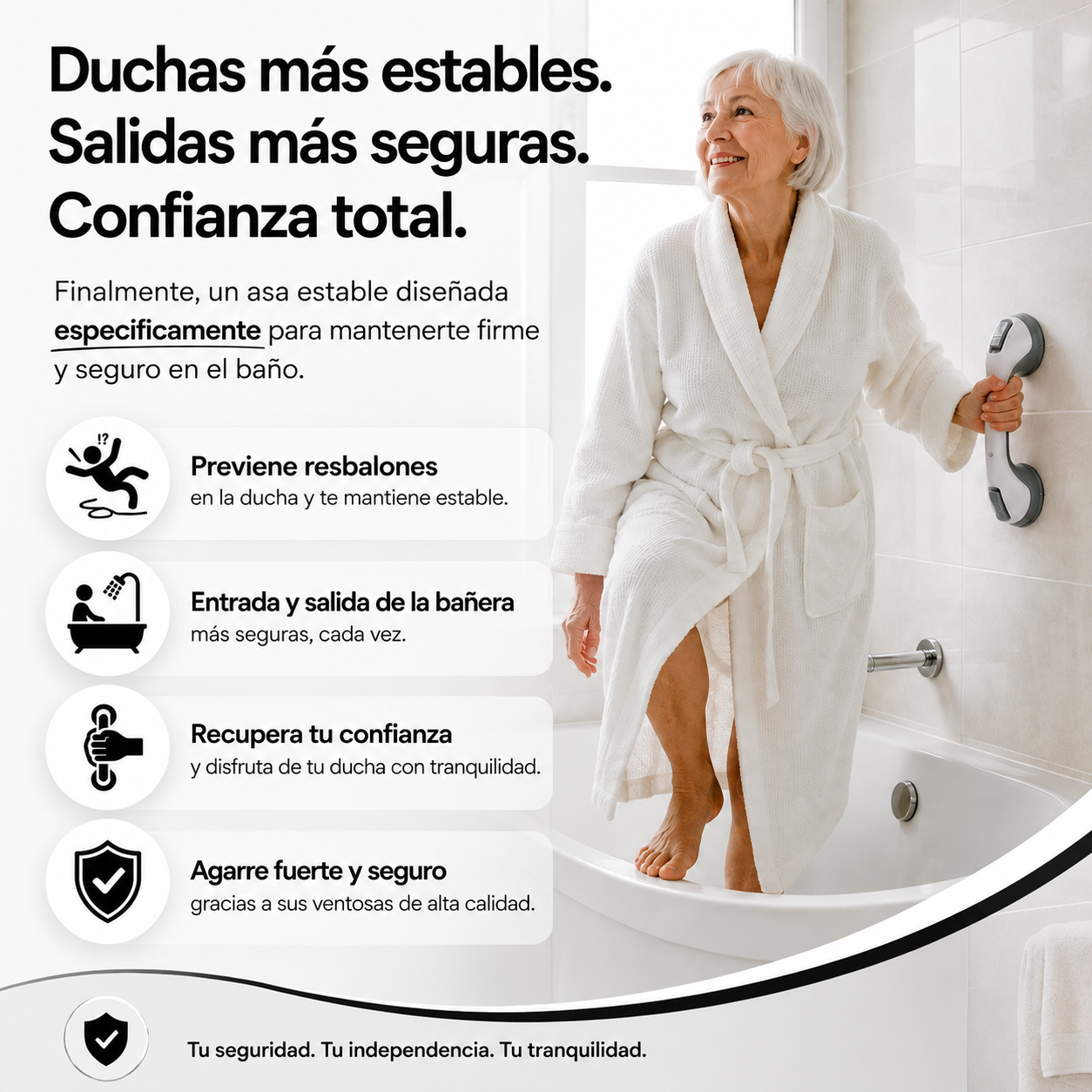 Soporte de Seguridad para Baño